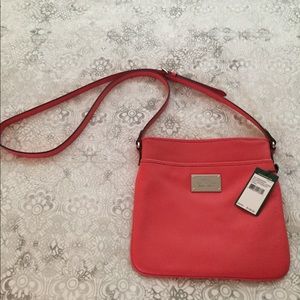 Ralph Lauren cross body bag- NWT. coral